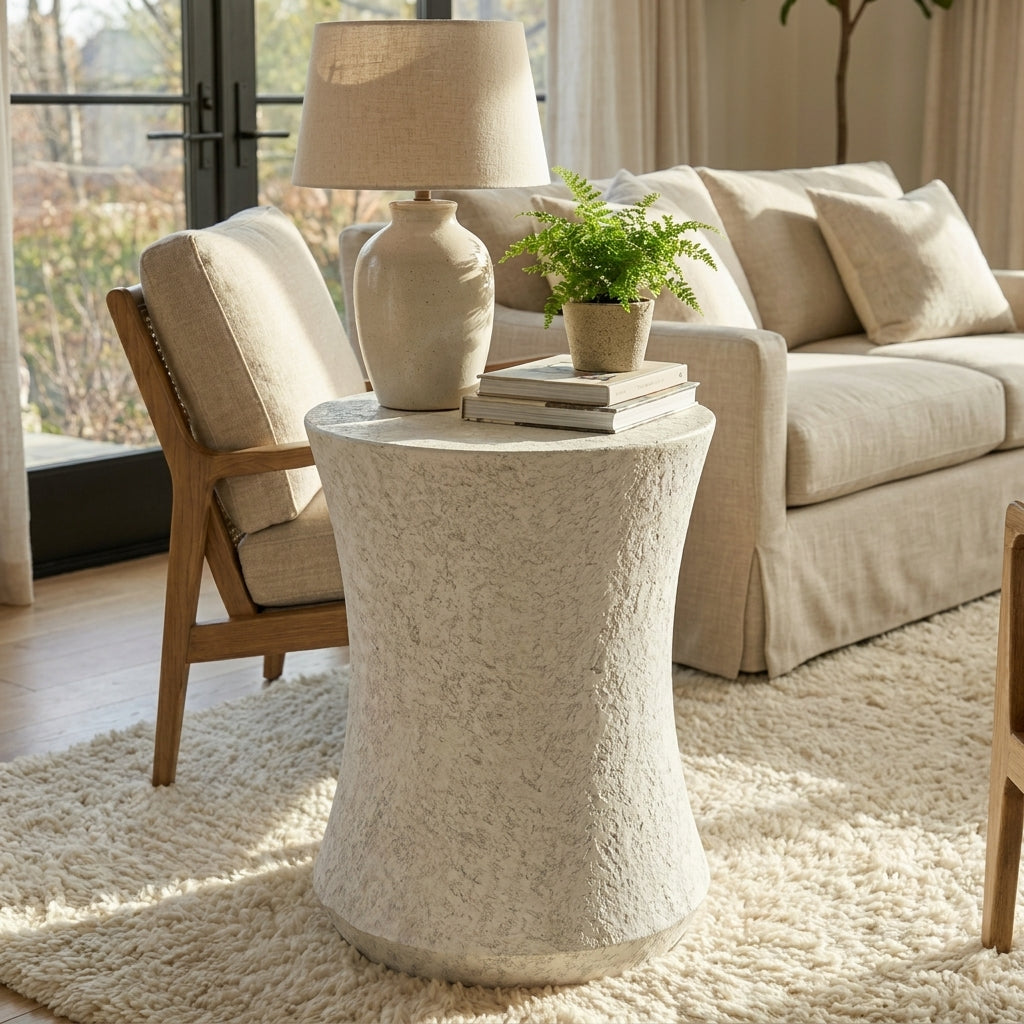 The Solstice - 14" Hourglass Accent Table