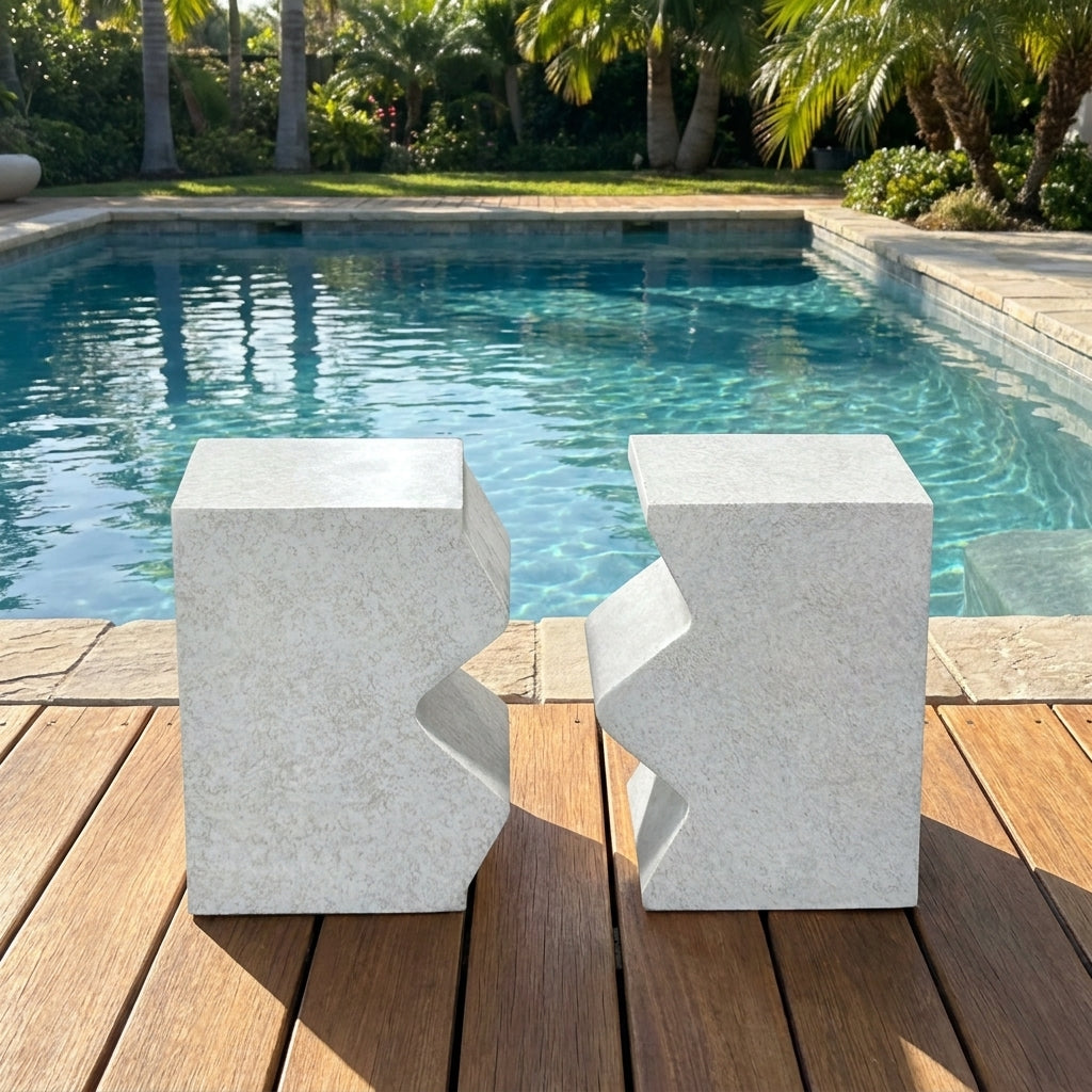 The Merge Duo - Modular Interlocking Side Table Set