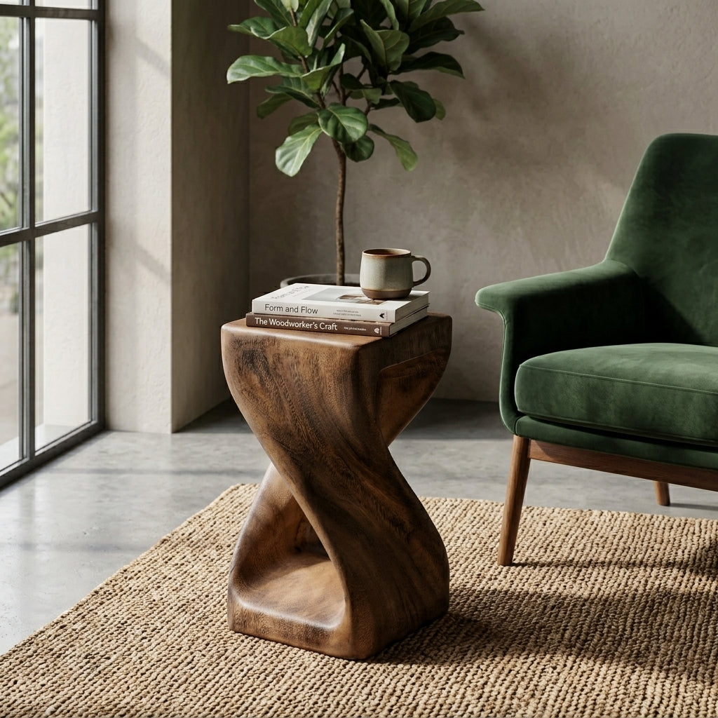 The Infinity Twist - 11" Sculptural Accent Table