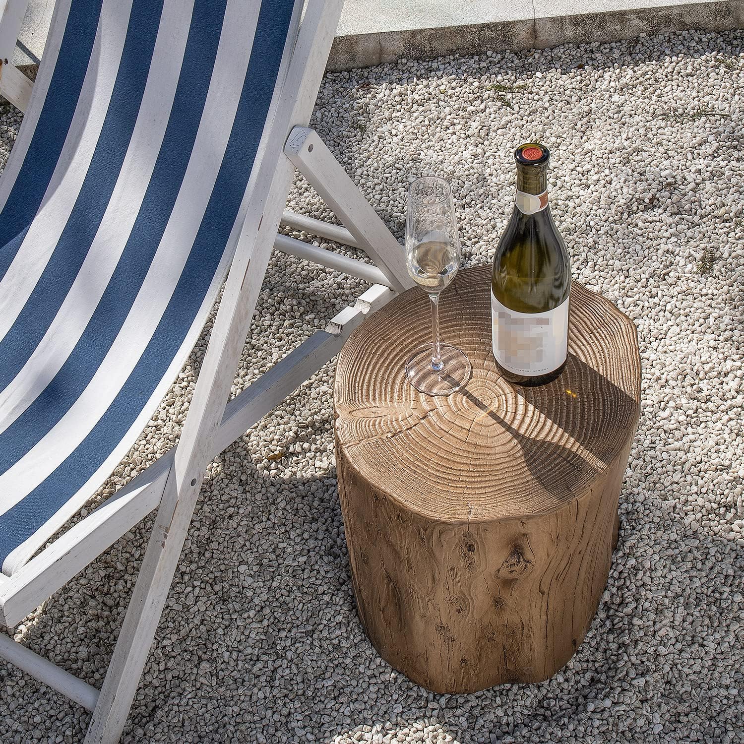 The Emberwood Hideaway - 18" Sculptural Log Side Table
