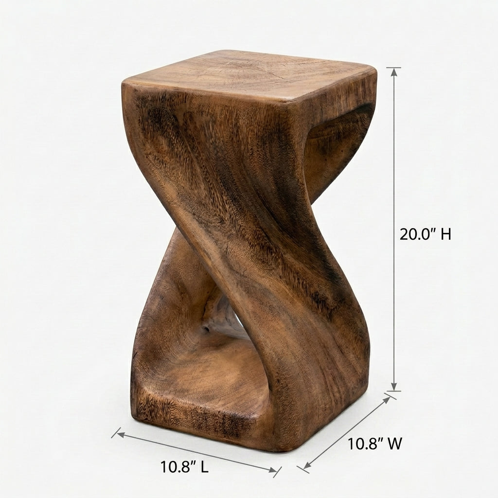 The Infinity Twist - 11" Sculptural Accent Table