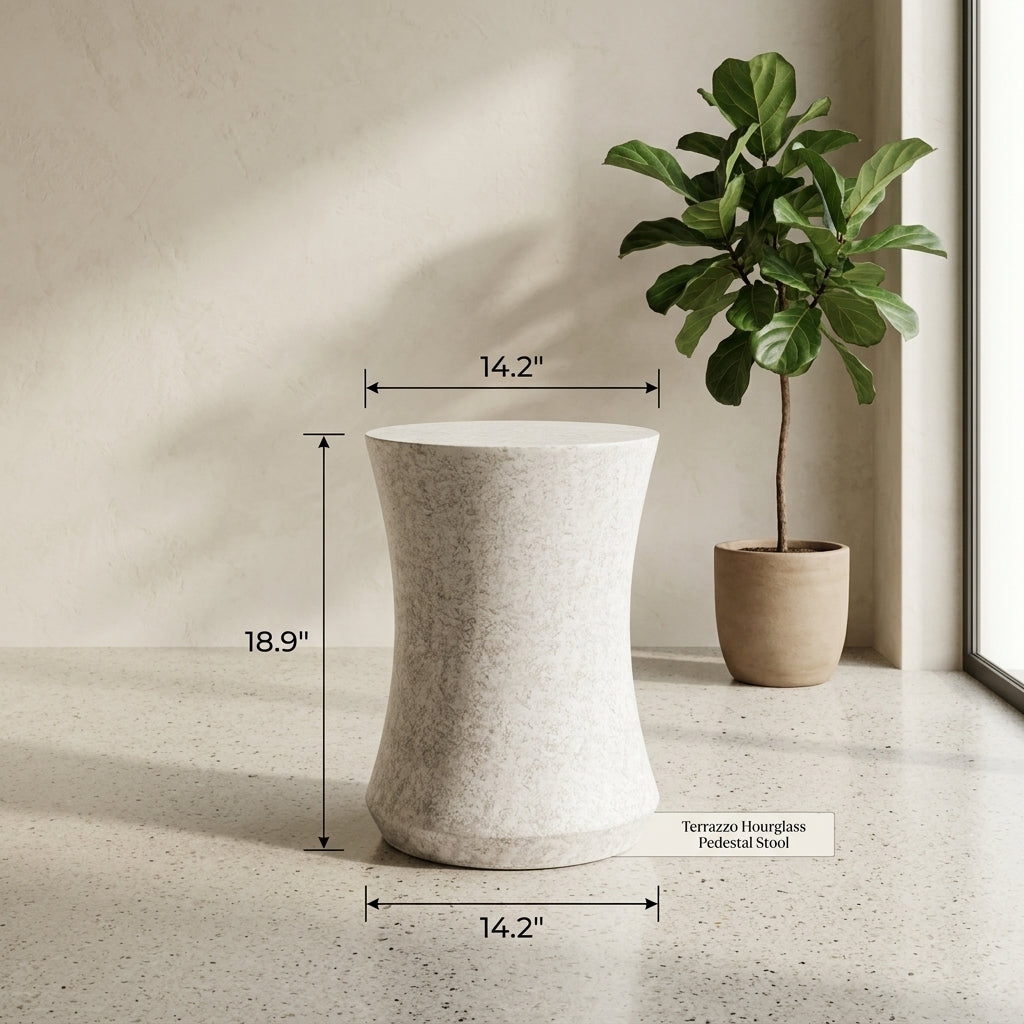 The Solstice - 14" Hourglass Accent Table