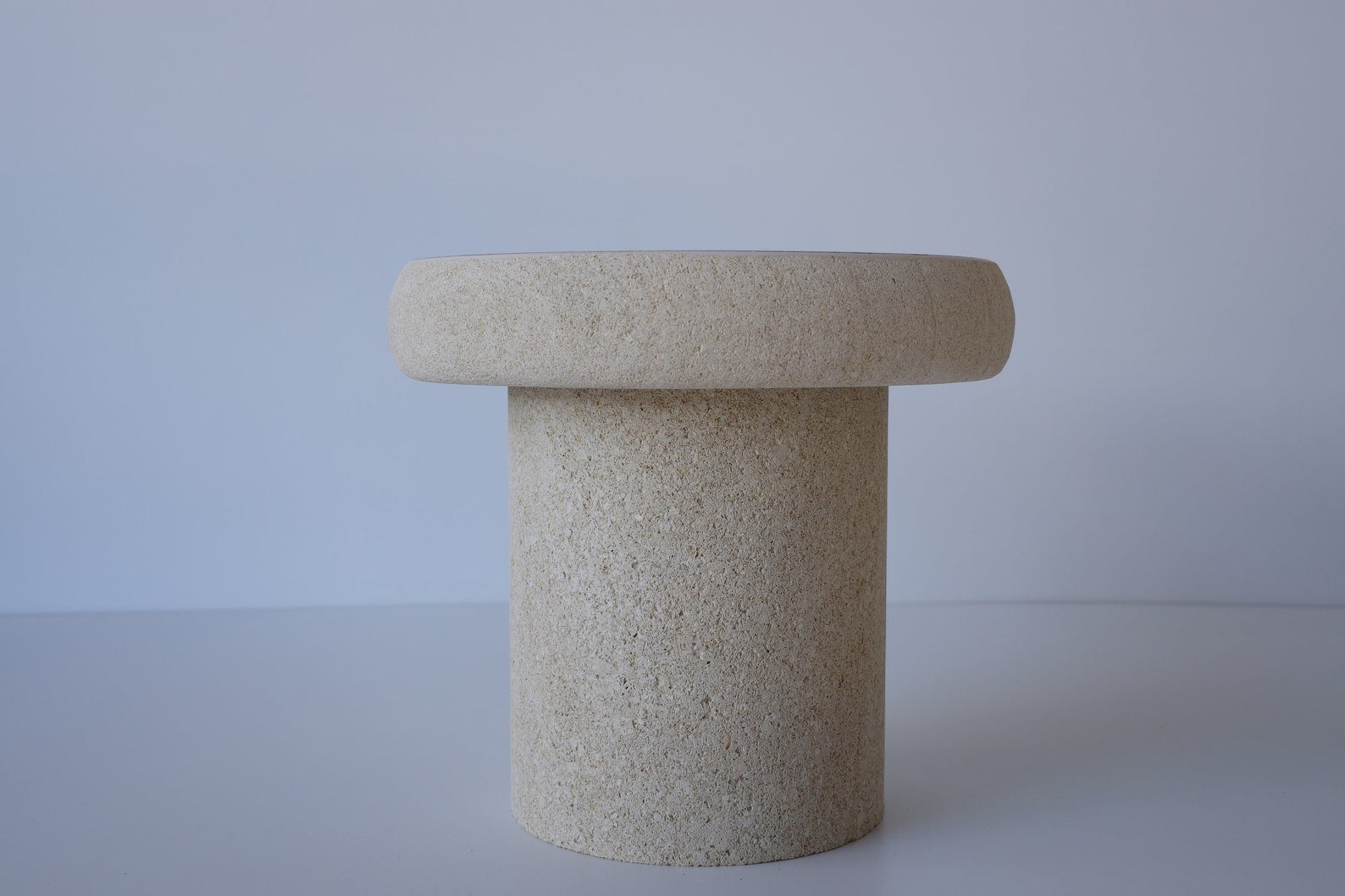 Gray Marble and Spanish Limestone Coffee Tabe