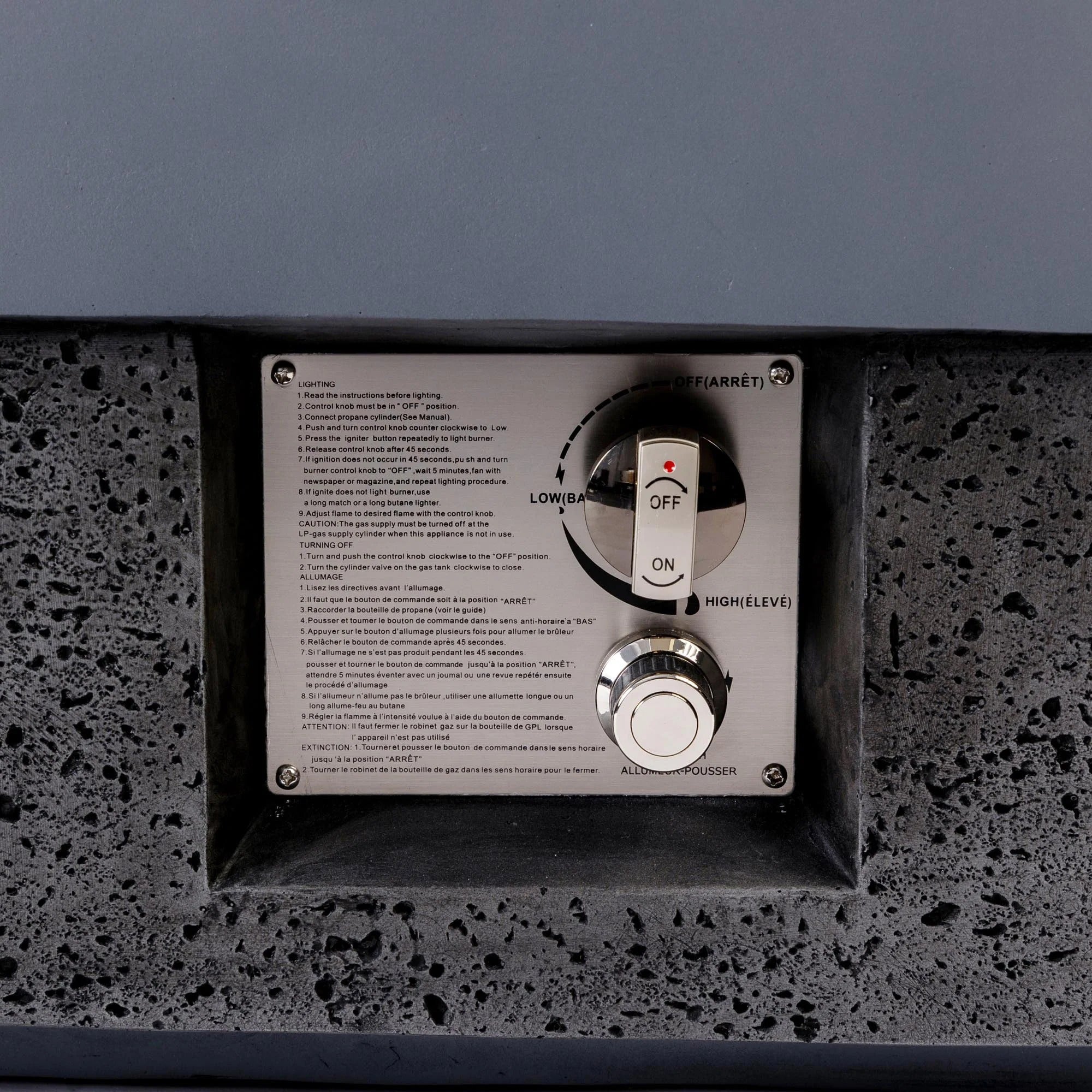 Paramount Obsidia Propane Fire Table