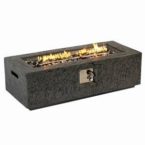 Paramount Rocco Rectangular Fire Pit Table