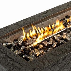 Paramount Rocco Rectangular Fire Pit Table