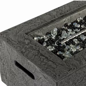 Paramount Rocco Rectangular Fire Pit Table